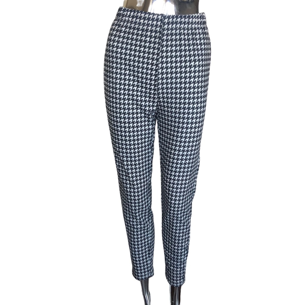 High Rise Houndstooth Leggings- small